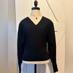 Express Black V-Neck Sweater